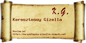 Keresztessy Gizella névjegykártya